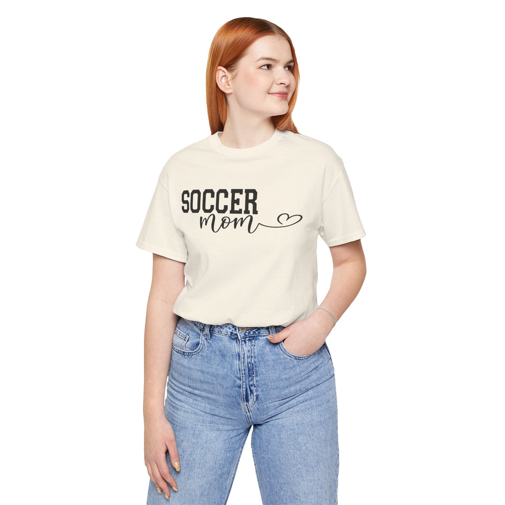Soccer Mom Tee — Personalized Back Number & Name Soccer Shirt