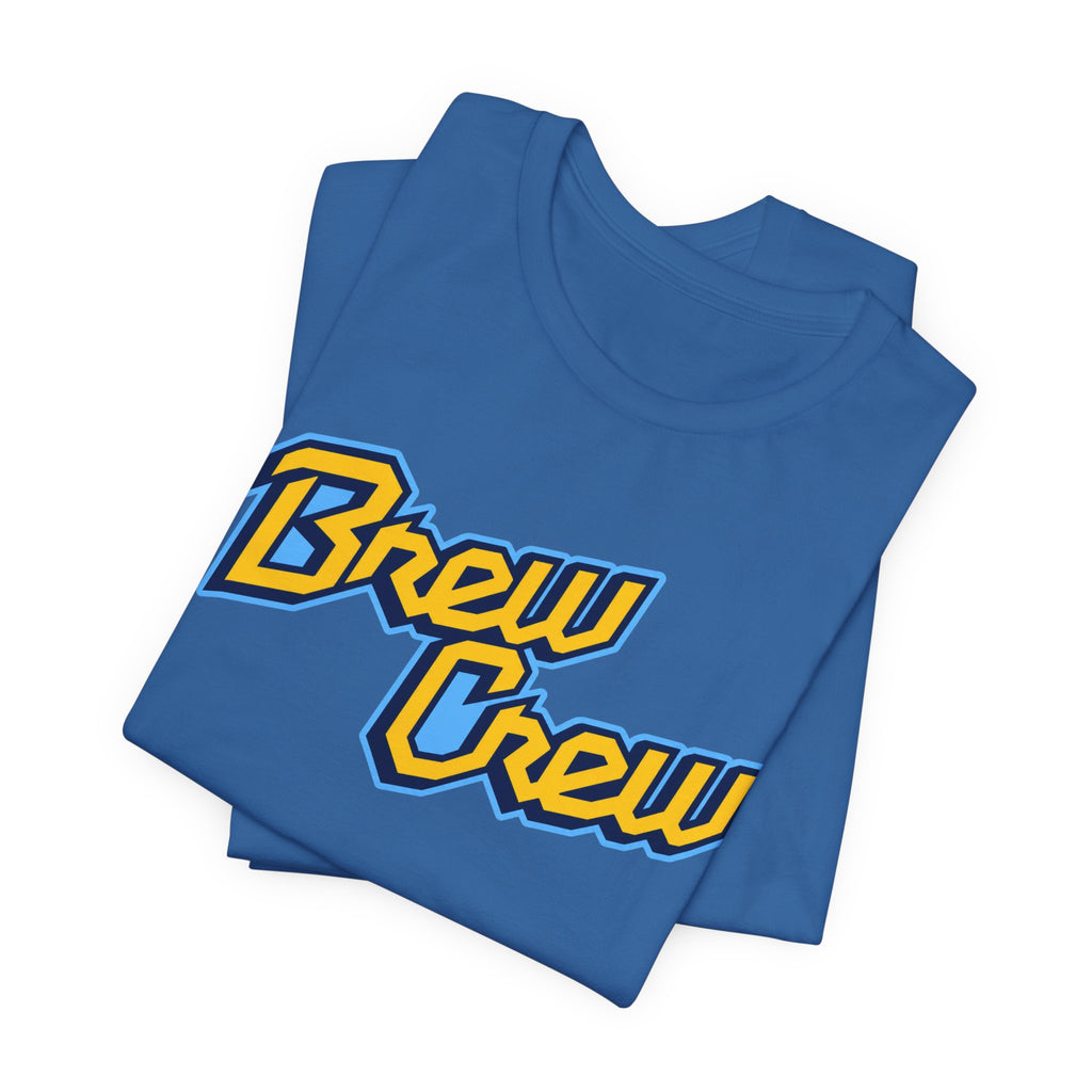 Milwaukee Brewers Brew Crew blue and gold lettering T-shirt - alternate product photo 13