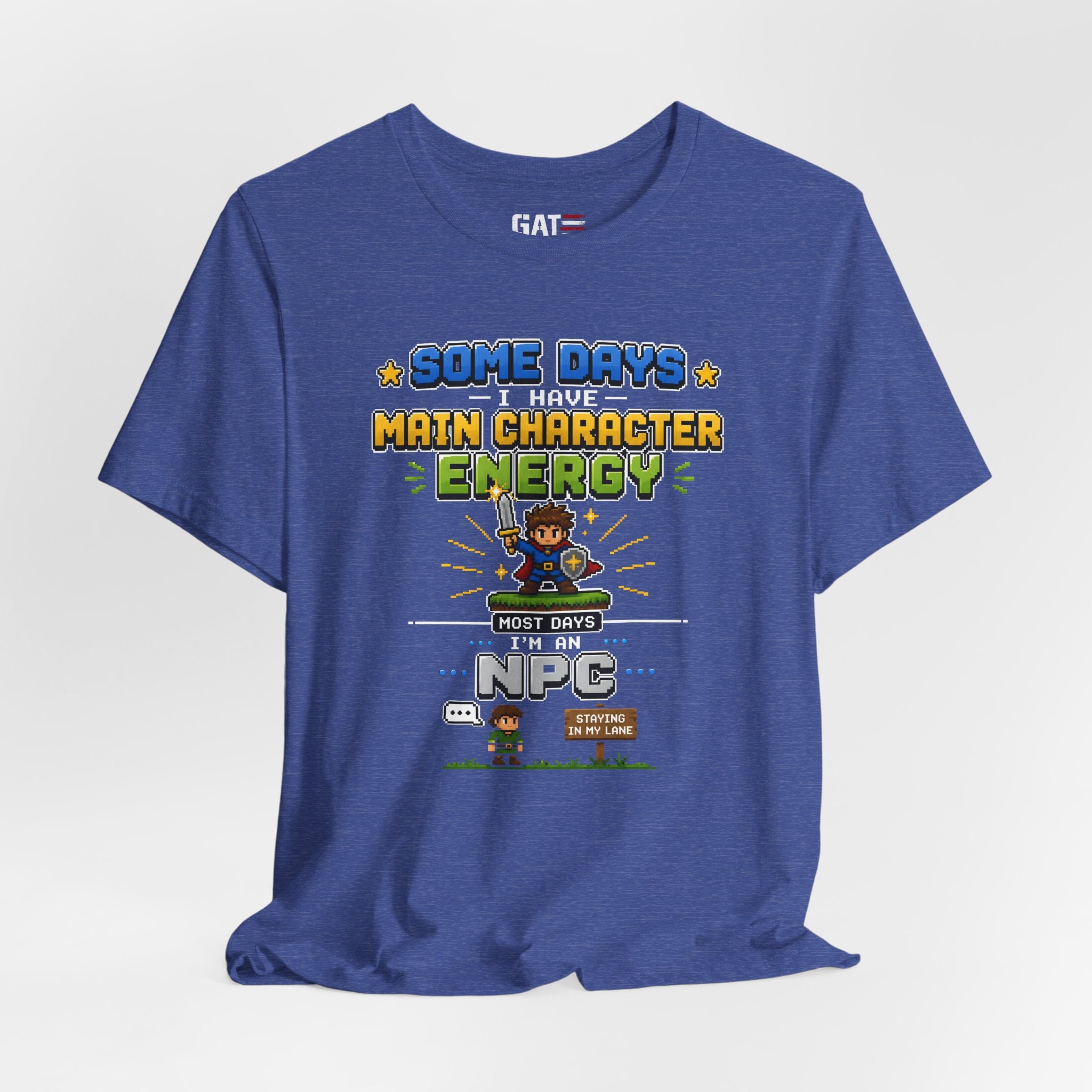 Main Character Energy Shirt | Retro Gaming Tee