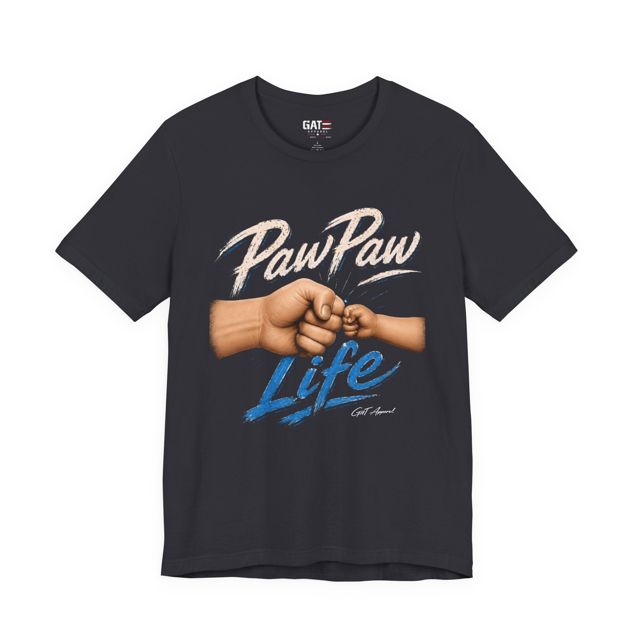 PawPaw Life Style 4 fist bump T-Shirt | Grandfather Papa family tee