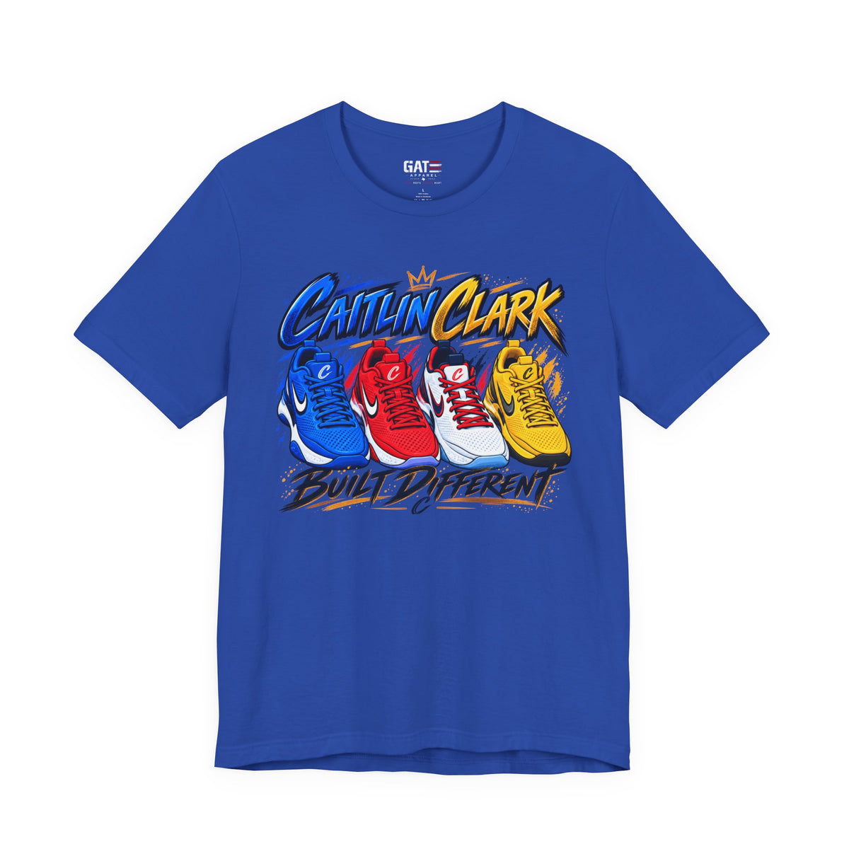 Caitlin Clark Built Different Sneaker Shirt | Indiana Fever Tee
