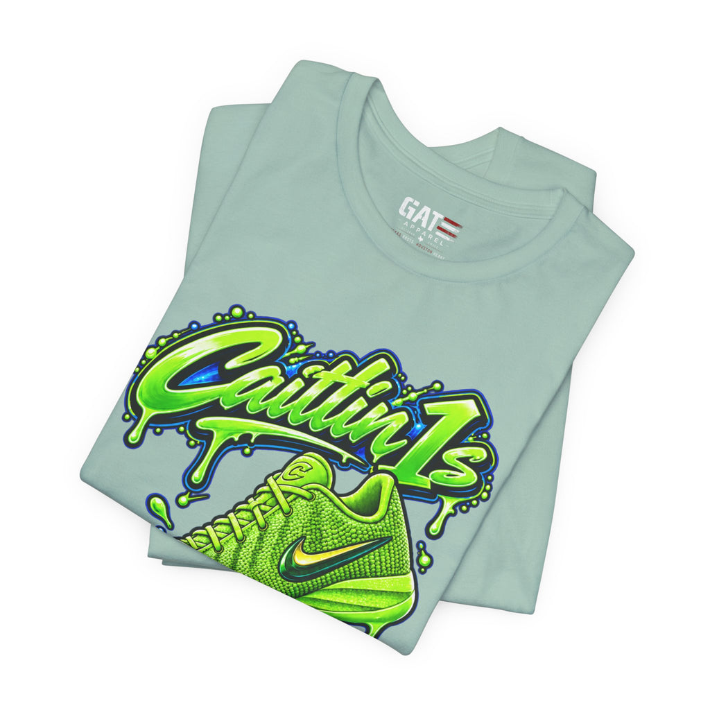 Caitlin Clark Caitlin 1s Electric Green Sneaker Shirt