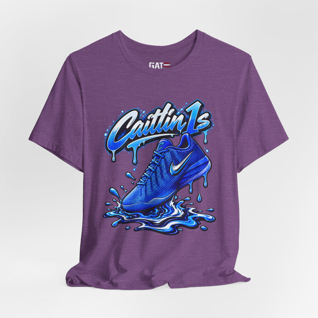 Caitlin Clark Caitlin 1s Racer Blue Drip Sneaker Shirt