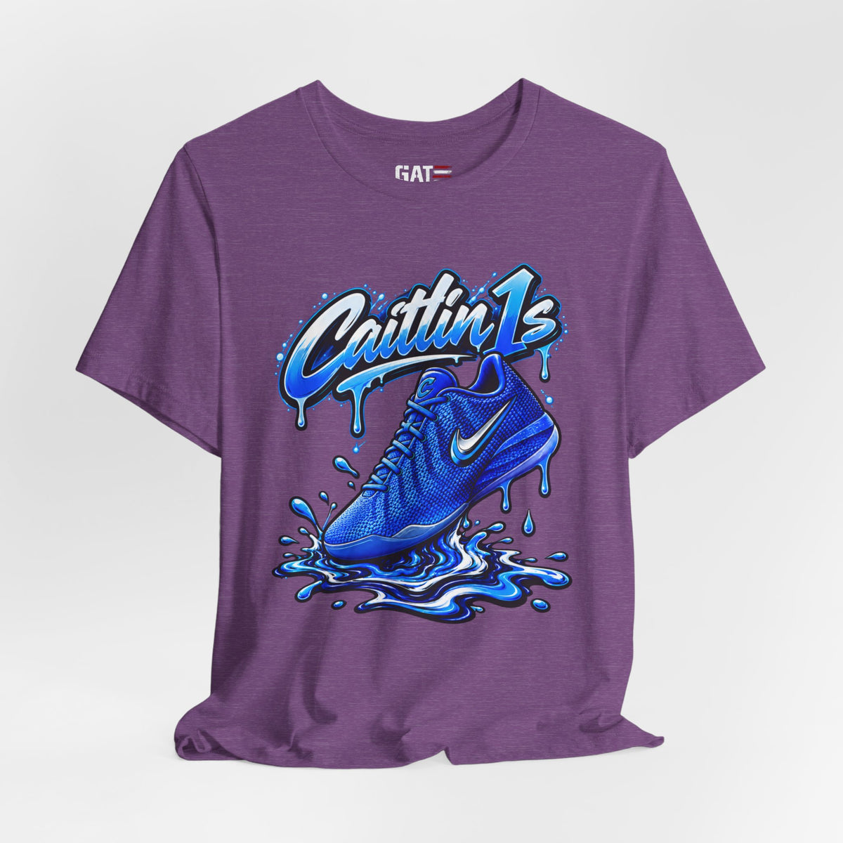 Caitlin Clark Caitlin 1s Racer Blue Drip Sneaker Shirt