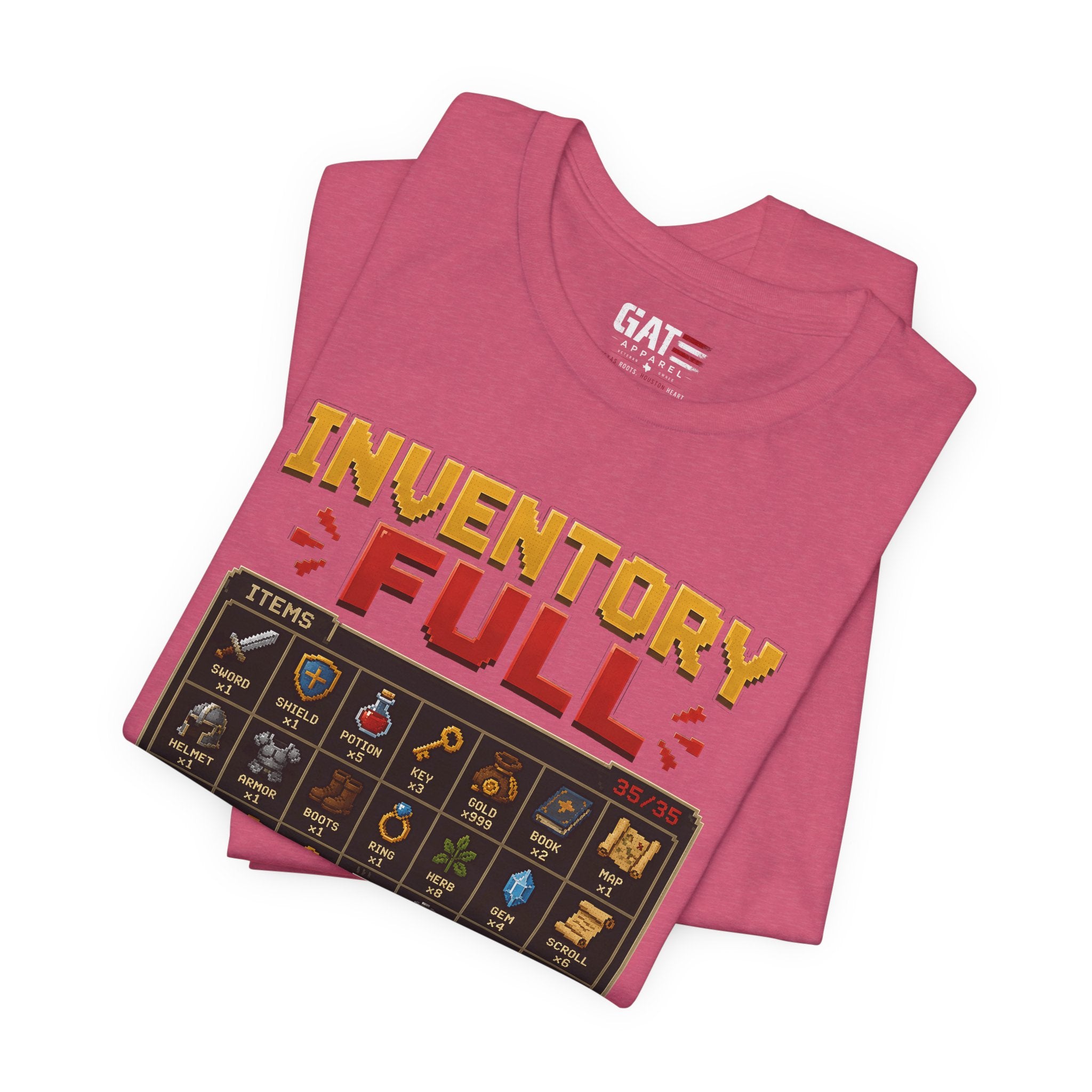 Inventory Full | Retro Gaming Shirt