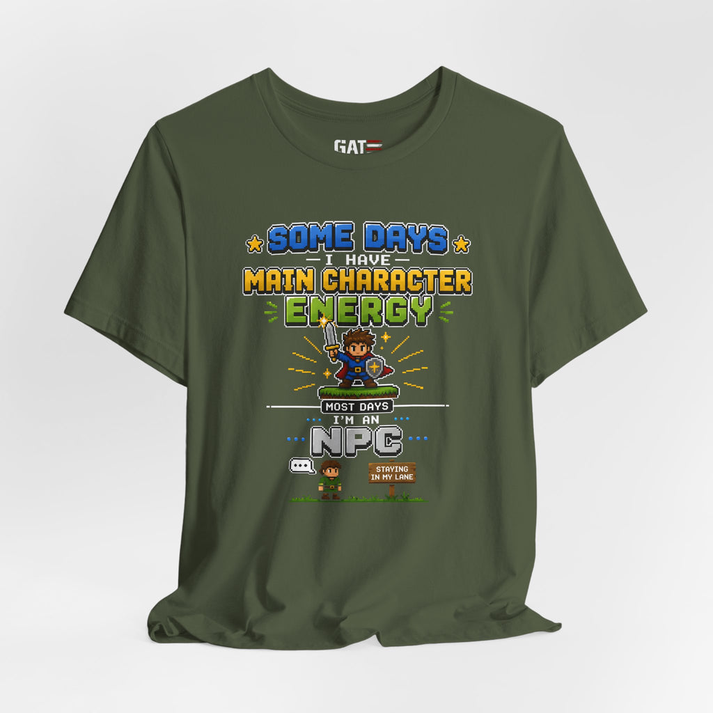 Main Character Energy Shirt | Retro Gaming Tee