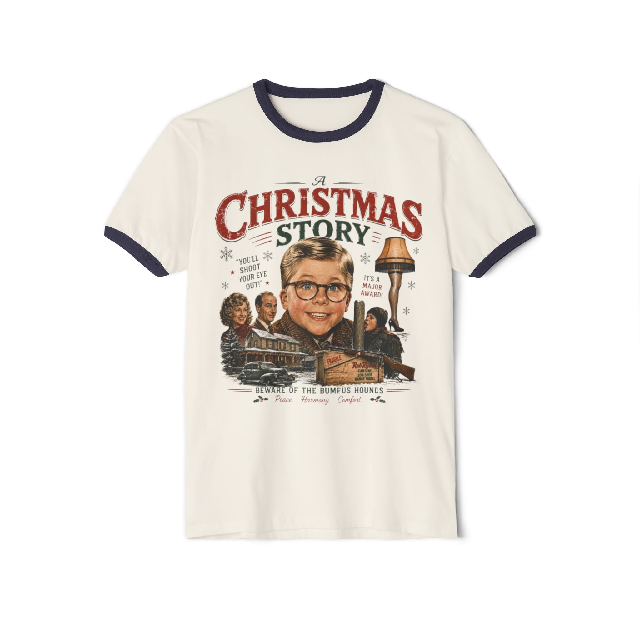A Christmas Story Ringer T-Shirt — Retro Holiday Movie Tee