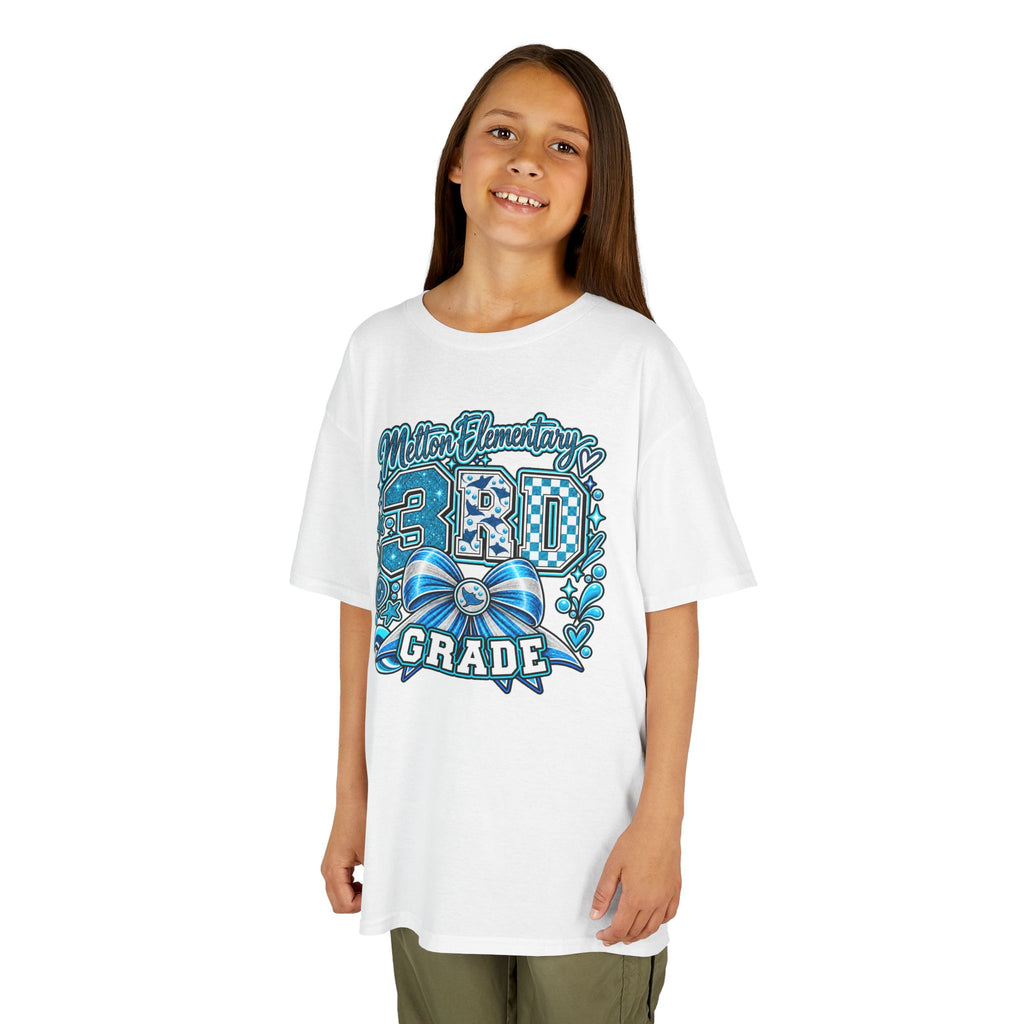 Melton 3rd Grade Kids T‑Shirt — Ribbon Design
