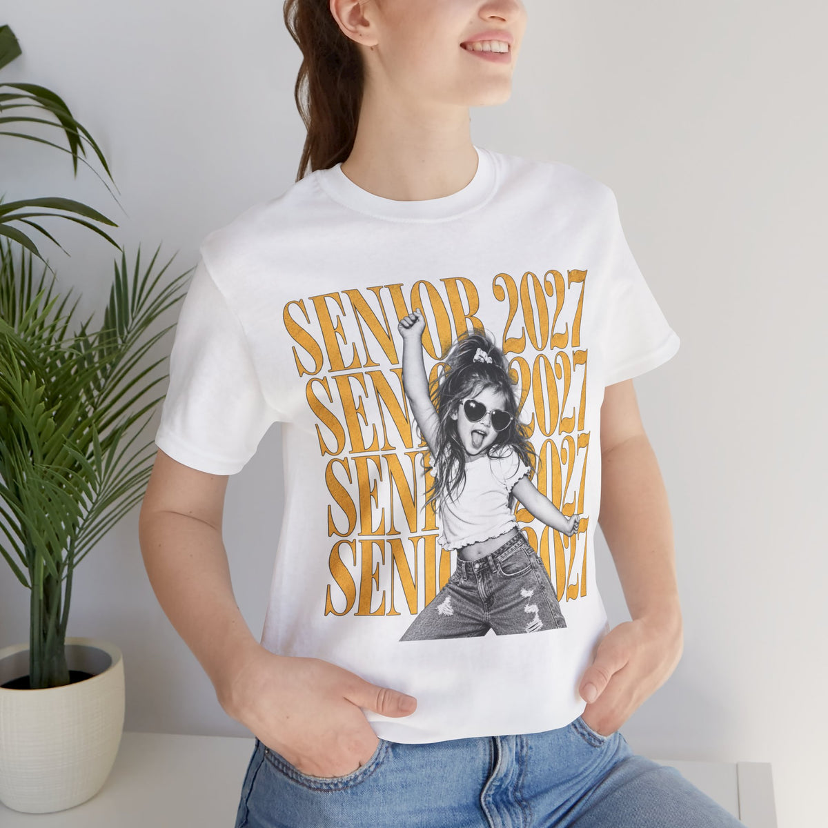 Personalized Senior 2027 Photo Shirt | Graduation Tee