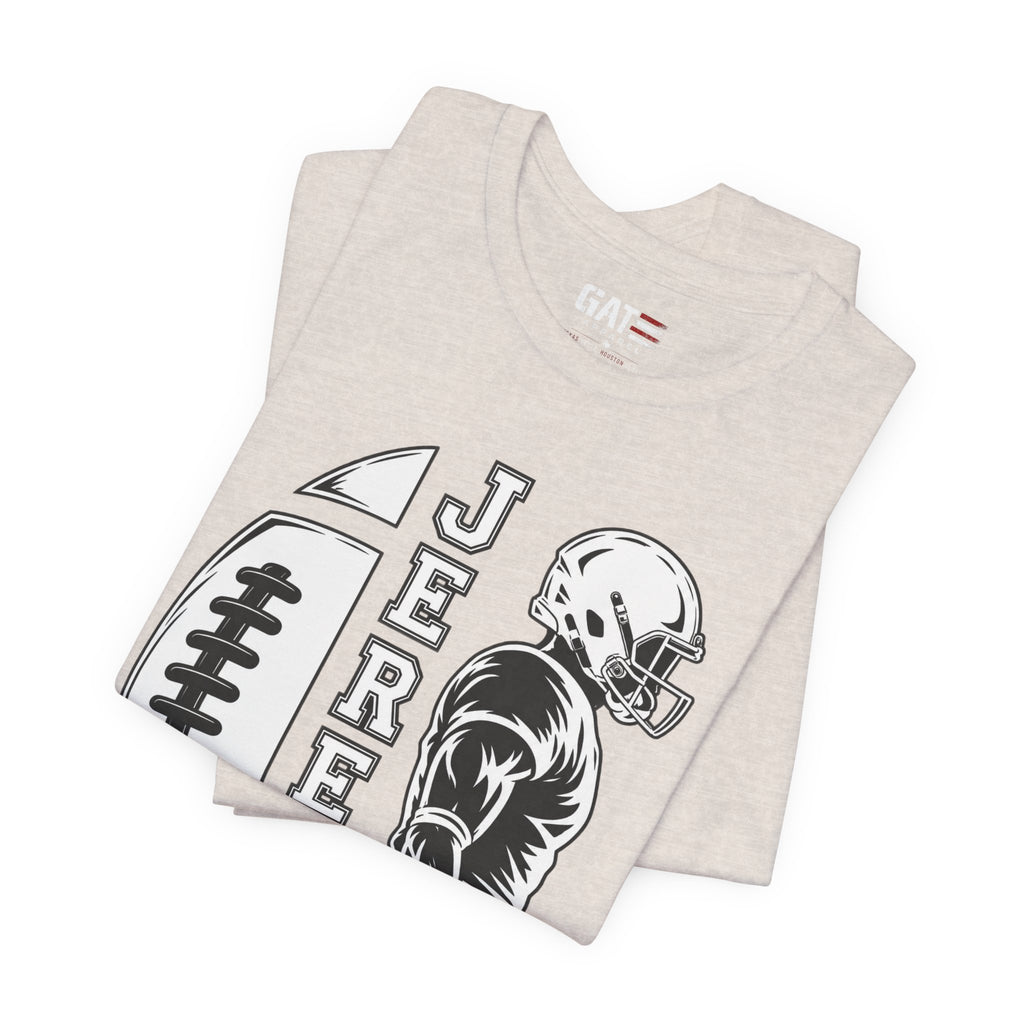 Football Mom Personalized Shirt Custom Player Name Number Game Day Tee