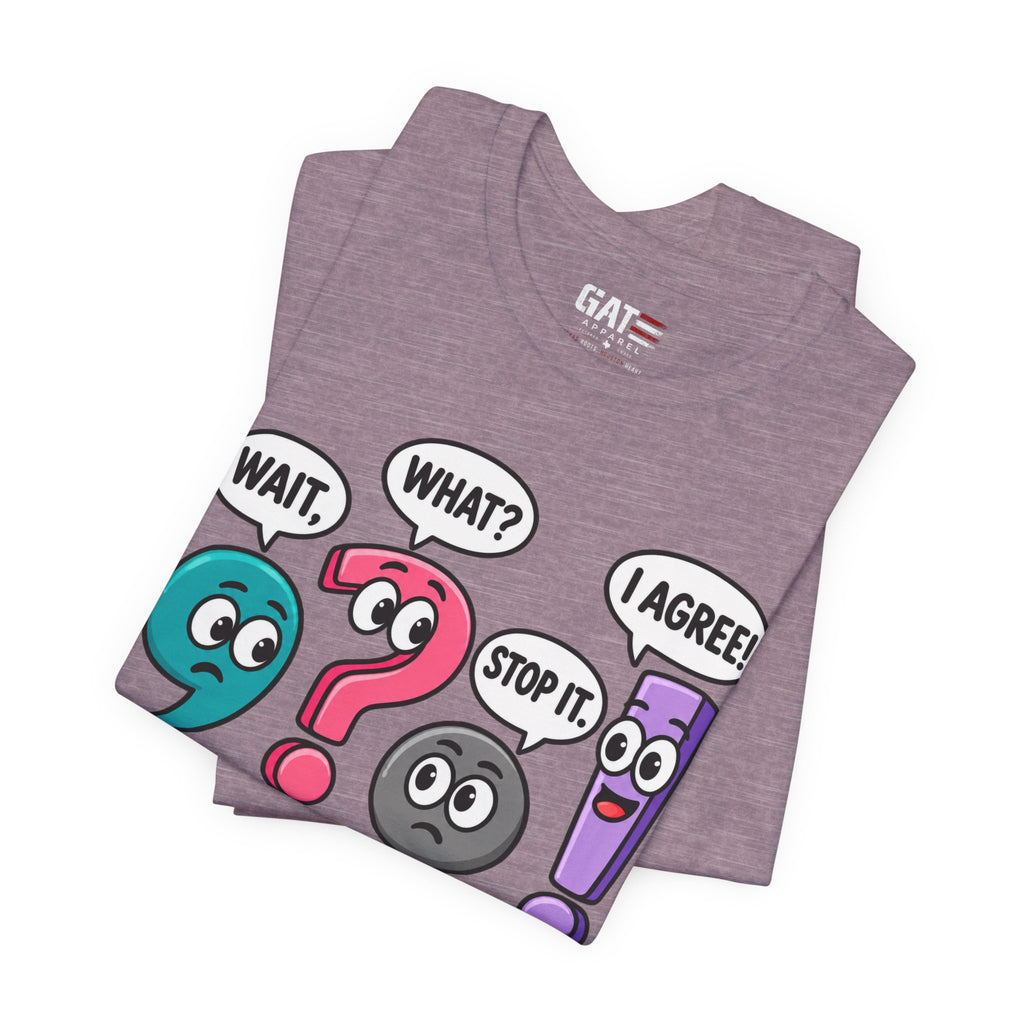 Punctuation Teacher Shirt | Funny Grammar Classroom Tee