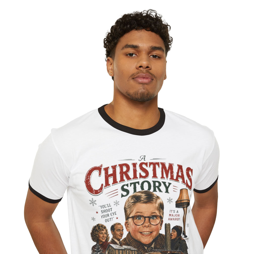 A Christmas Story Ringer T-Shirt — Retro Holiday Movie Tee
