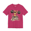 Lift Like A Girl Shirt, Women's Gym Shirt, Weightlifting Tee, Cute Fitness Shirt, Workout Gift for Women