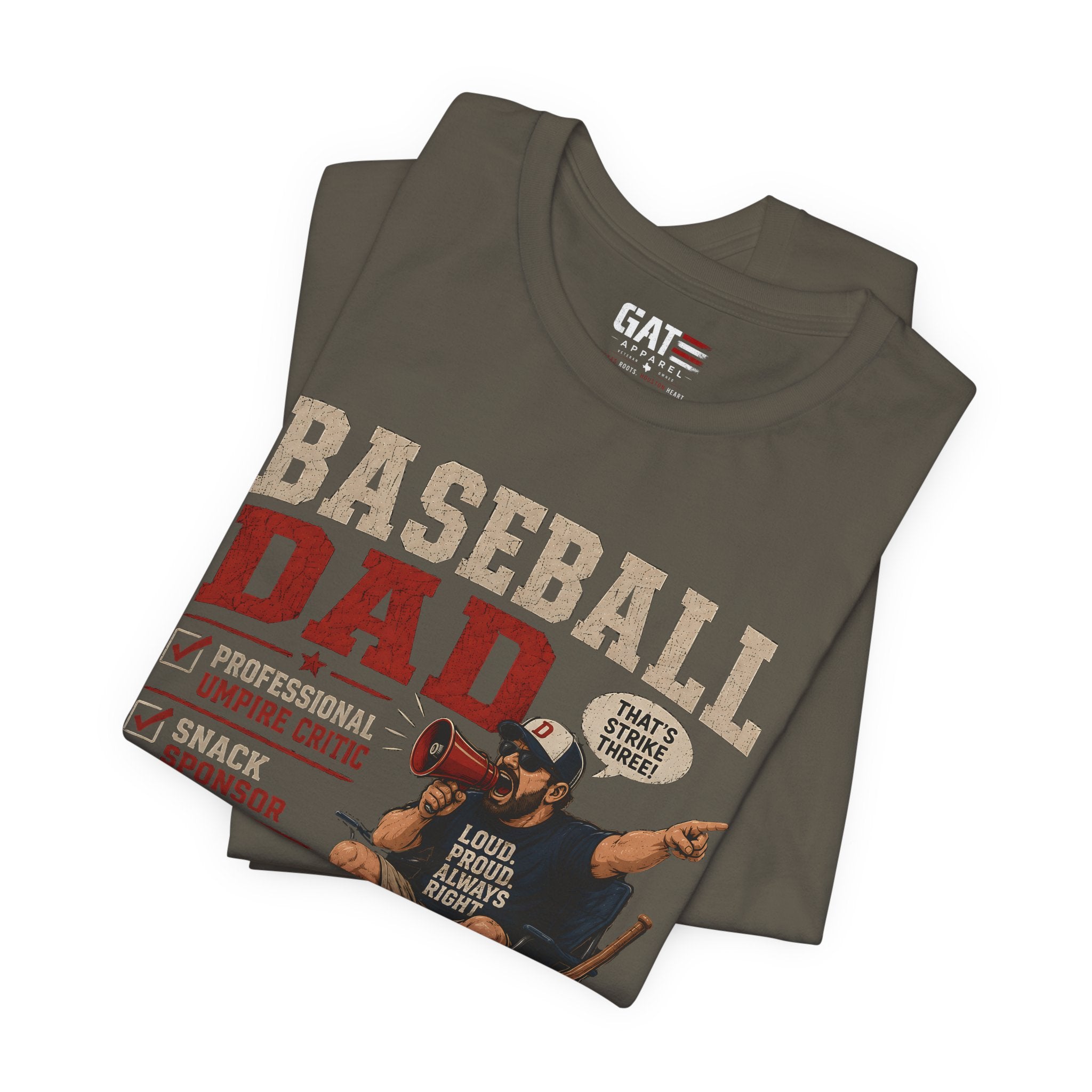Baseball Dad Shirt, Funny Baseball Dad Gift, Travel Ball Dad Tee, Baseball Parent Shirt, Coach Dad Shirt, Game Day Dad Shirt