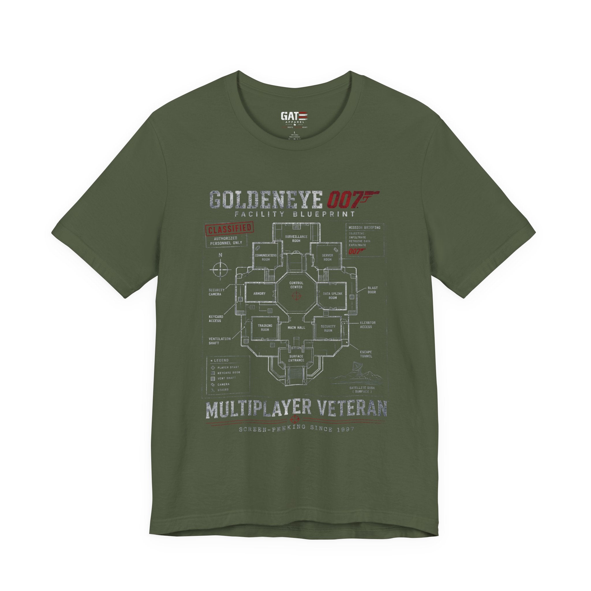 GoldenEye 007 Shirt, Retro Gaming Shirt, N64 Gamer Gift, 90s Gaming Shirt, Father's Day Gift for Him