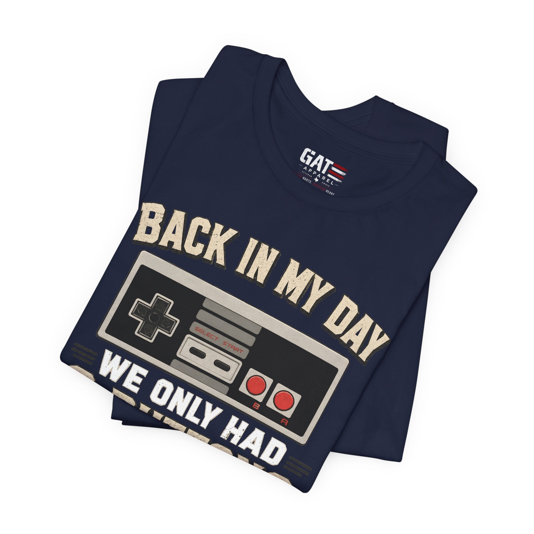 Retro Gamer Shirt, Back In My Day We Only Had 2 Buttons, Vintage Gaming T Shirt, Old School Video Game Tee, Gamer Dad Gift, Nerd Shirt
