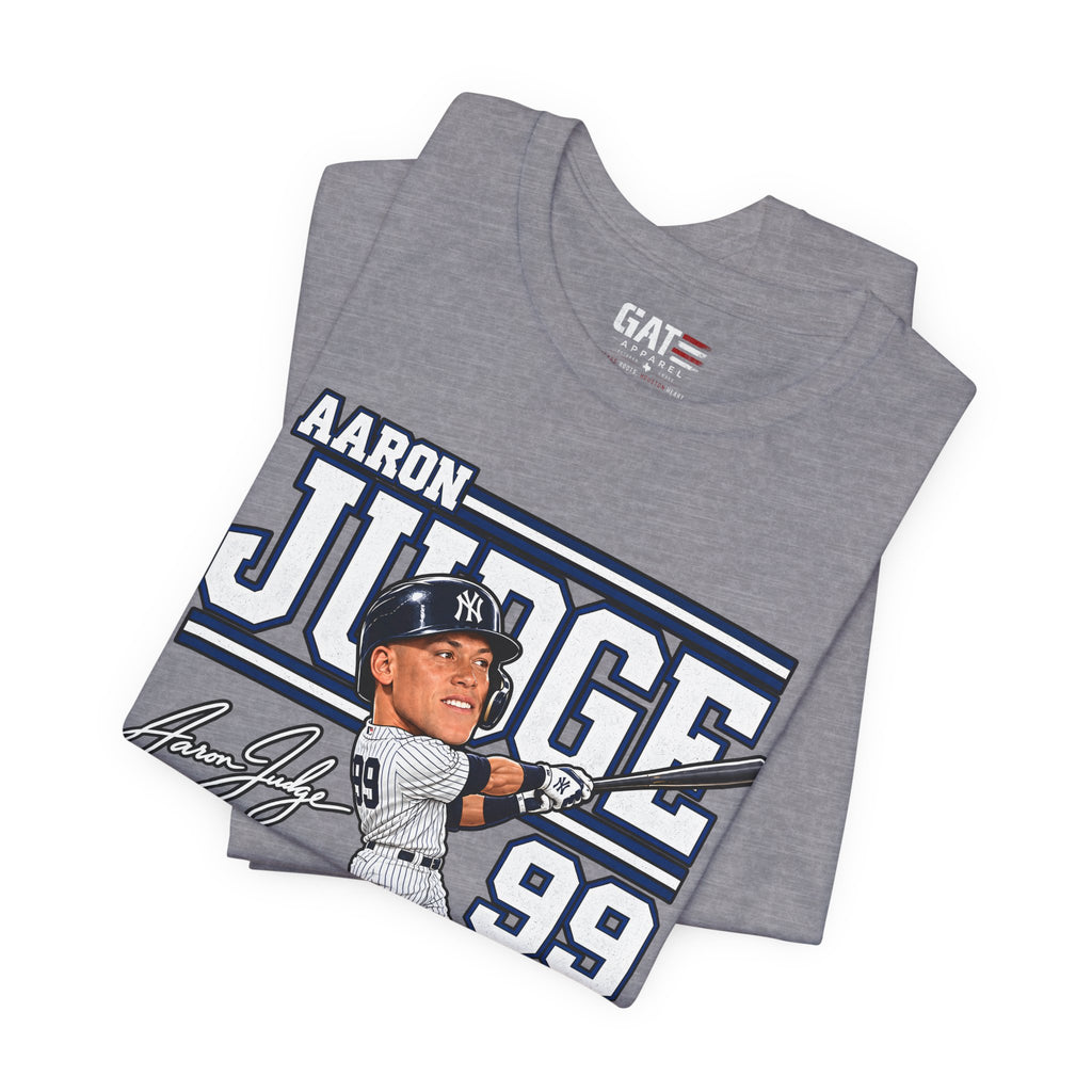 Aaron Judge Big Head Baseball Graphic Shirt – New York #99 Fan Tee