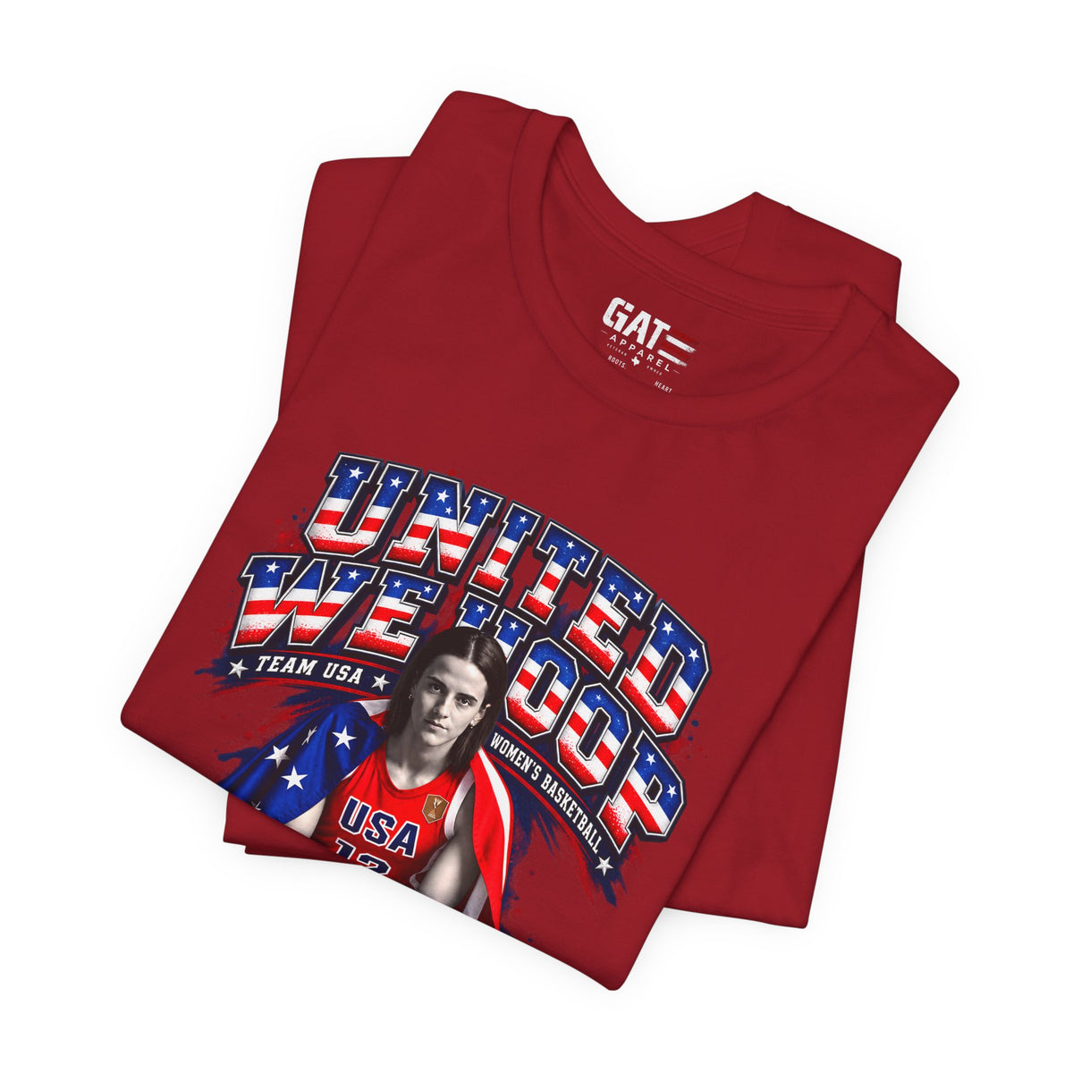 Caitlin Clark Team USA Shirt | WNBA Tee Style 2