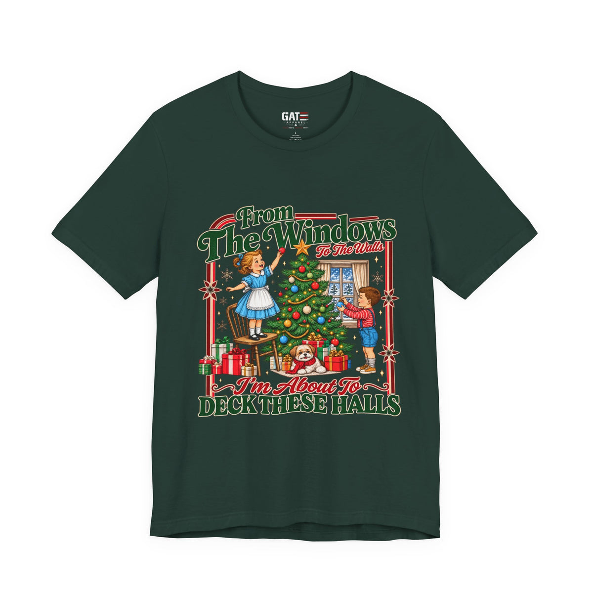 Deck These Halls Christmas Shirt | Funny Holiday Tee