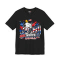 USA Soccer Snoopy Shirt, Red White and Goal Tee, Patriotic Soccer Fan Shirt, Fourth of July Soccer Graphic Tee