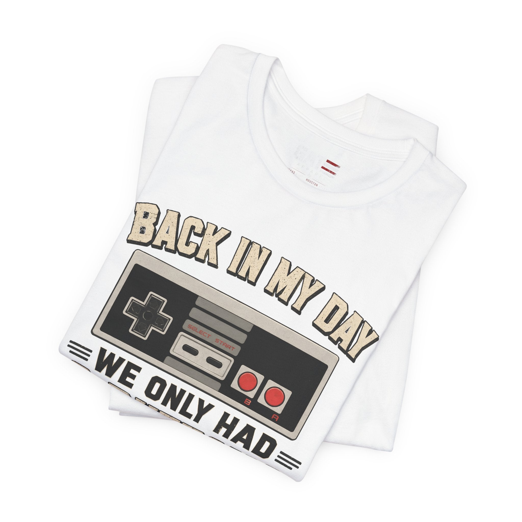 Retro Gamer Shirt, Back In My Day We Only Had 2 Buttons, Vintage Gaming T Shirt, Old School Video Game Tee, Gamer Dad Gift, Nerd Shirt