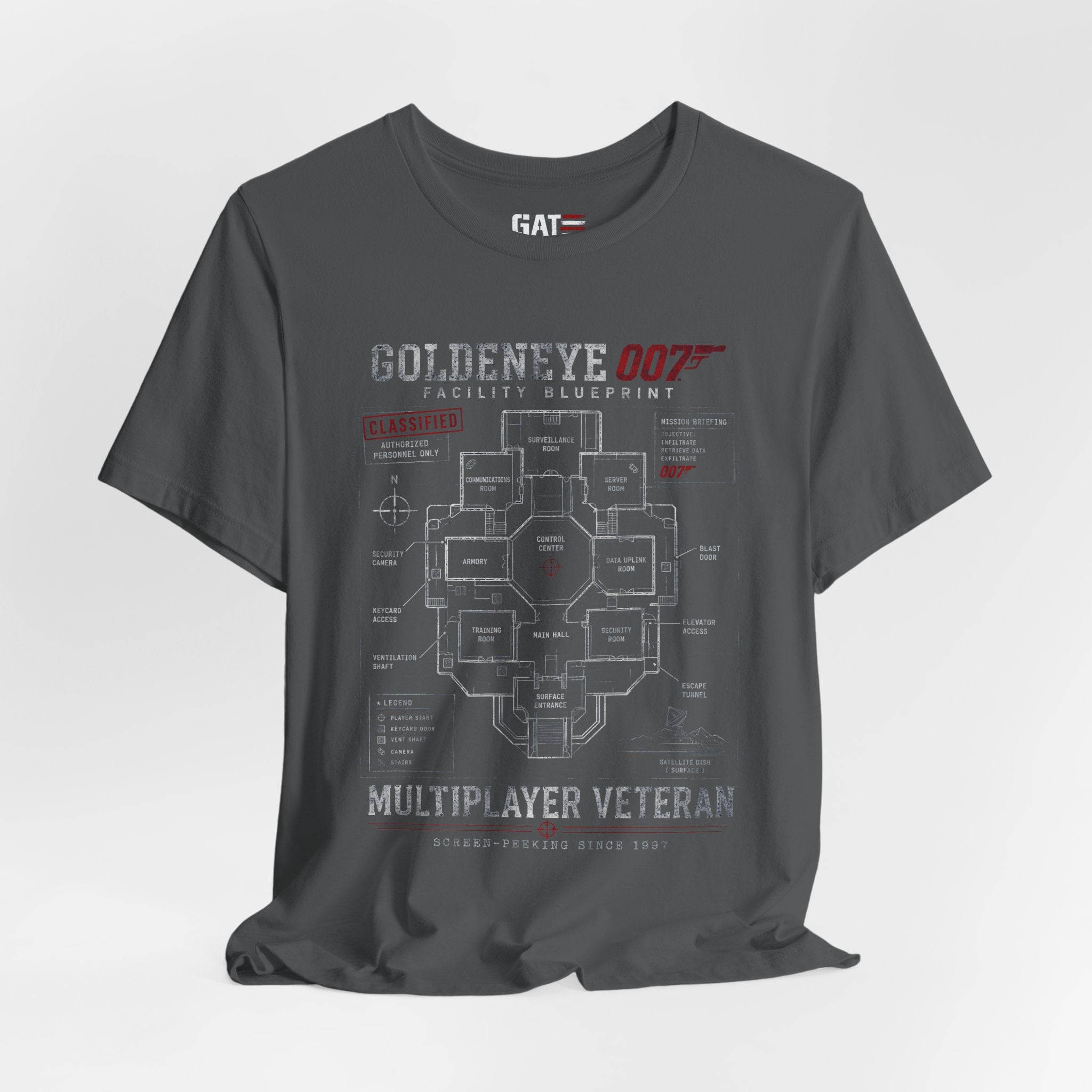 GoldenEye 007 Shirt, Retro Gaming Shirt, N64 Gamer Gift, 90s Gaming Shirt, Father's Day Gift for Him