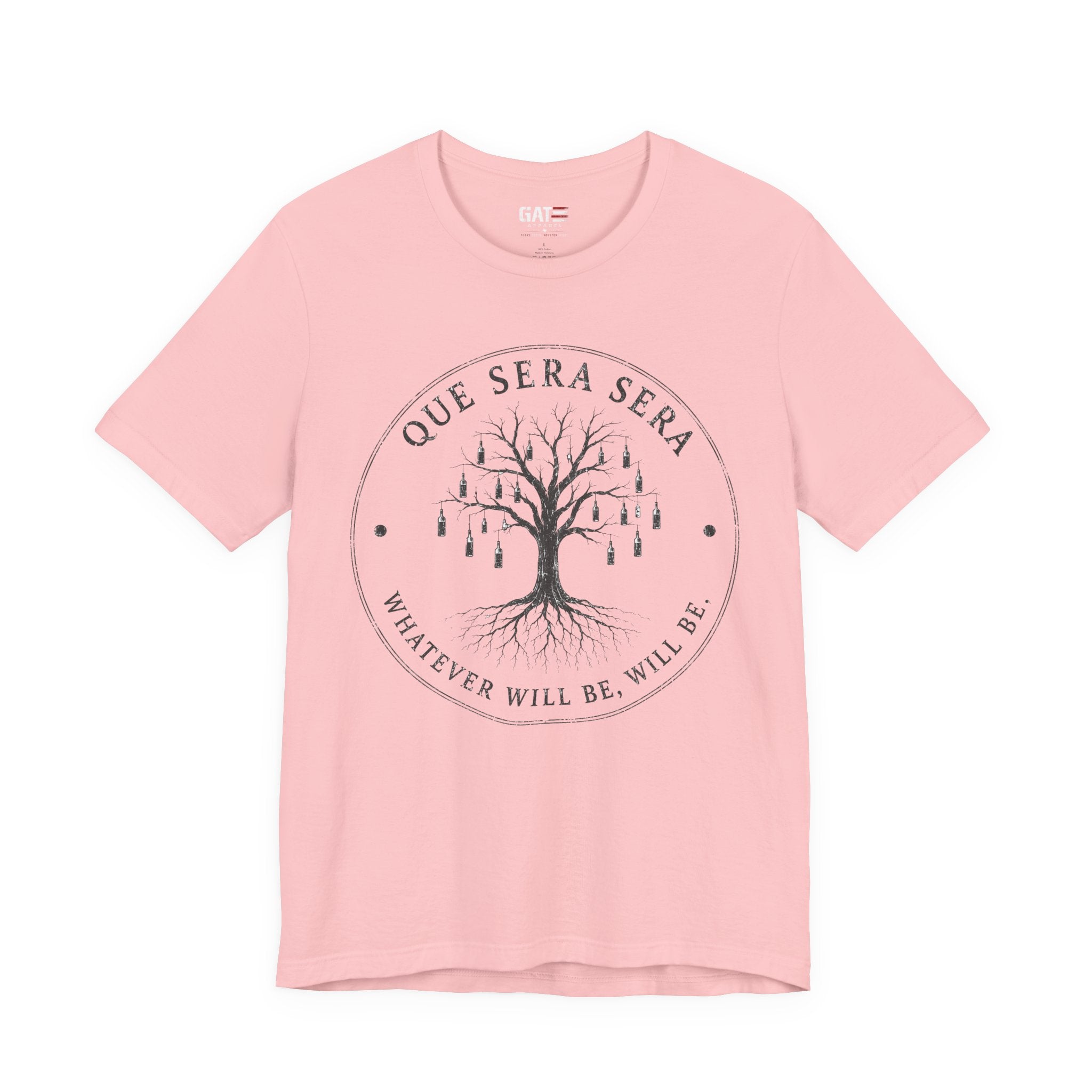 FromVille|Que Sera Sera Tree T-Shirt — "Whatever Will Be, Will Be" Casual Tee