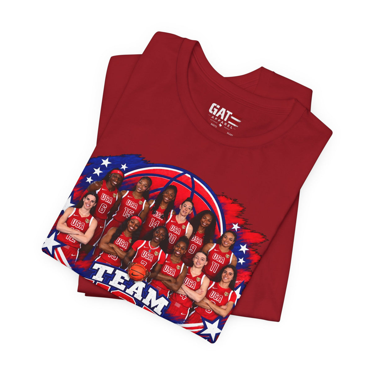 Team USA Women's Basketball Shirt | FIBA Tee 2026 Design 2