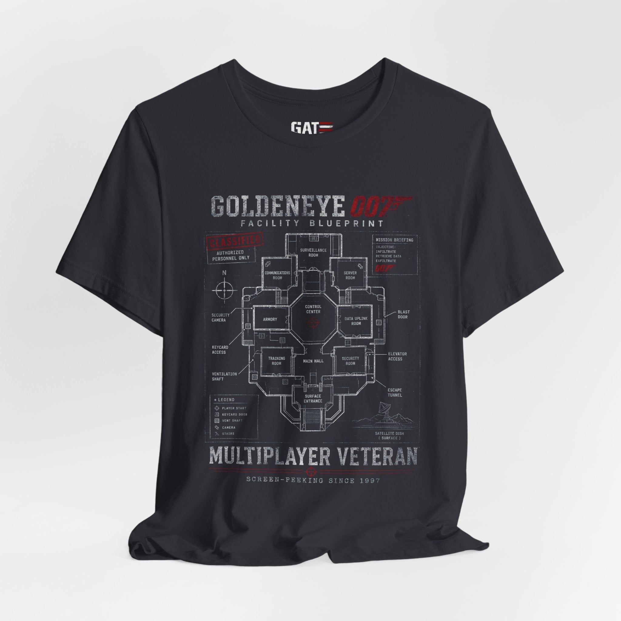 GoldenEye 007 Shirt, Retro Gaming Shirt, N64 Gamer Gift, 90s Gaming Shirt, Father's Day Gift for Him