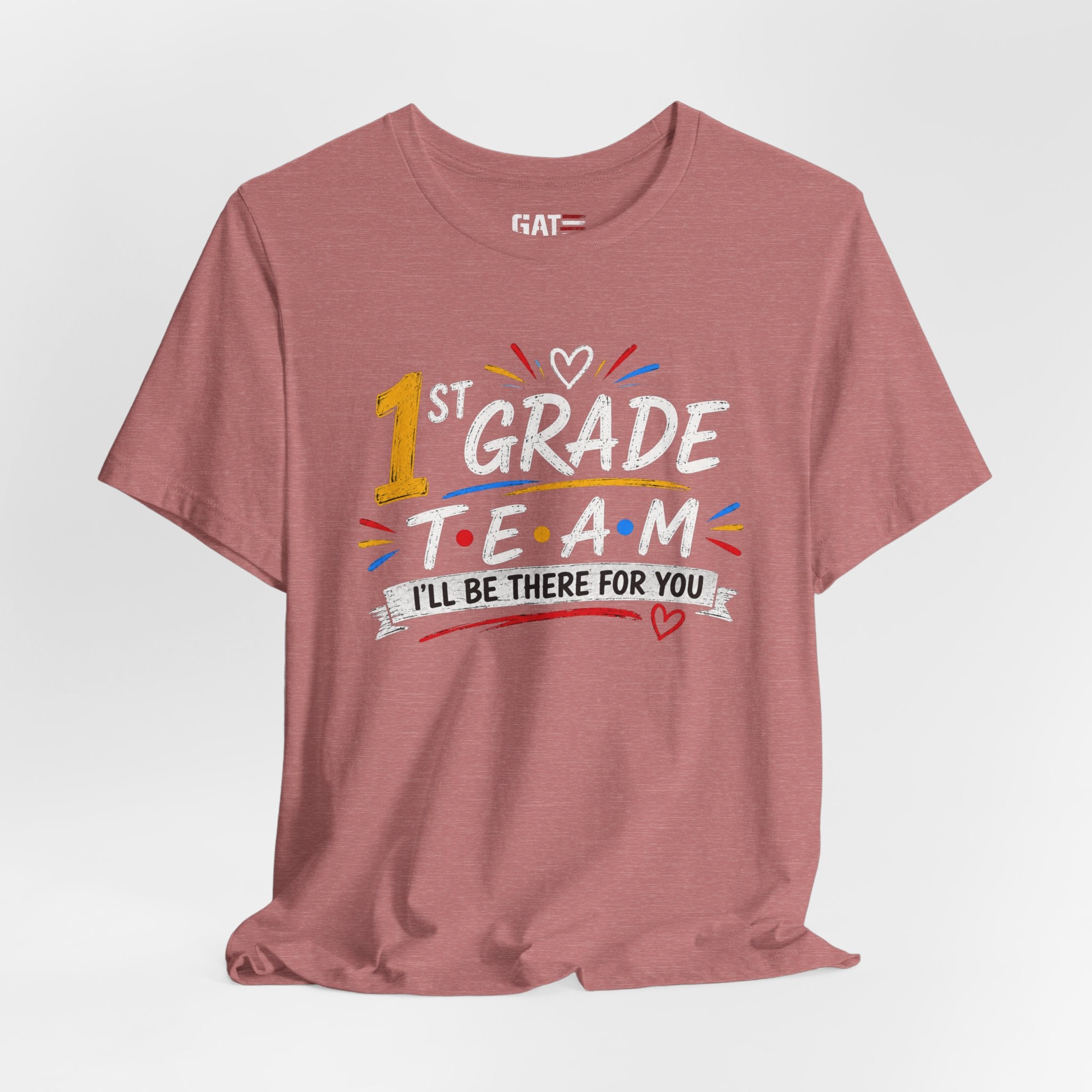 1st Grade Team Tee, Teacher Squad Shirt, Color Dot Inspired Teacher Shirt, Grade Level Team Gift, School Staff Apparel, Friends Theme