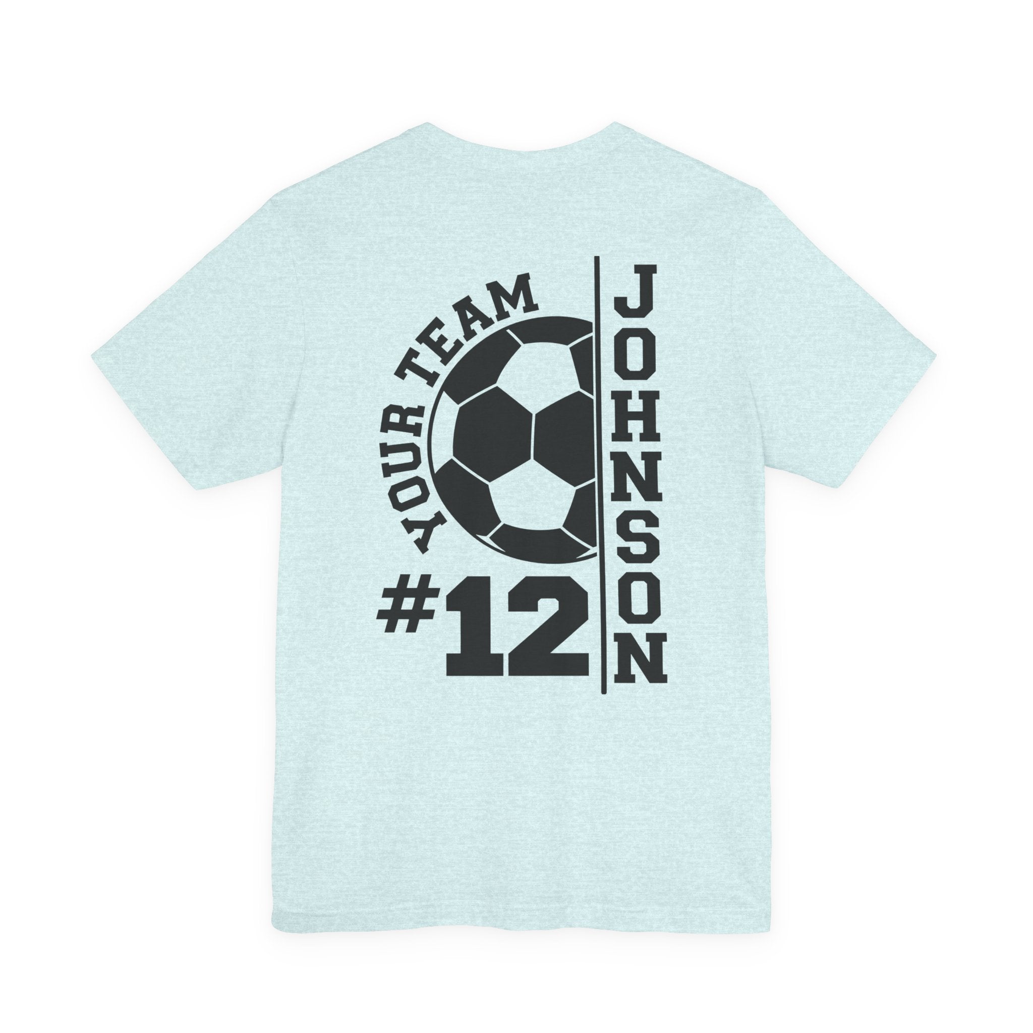 Soccer Mom Tee — Personalized Back Number & Name Soccer Shirt