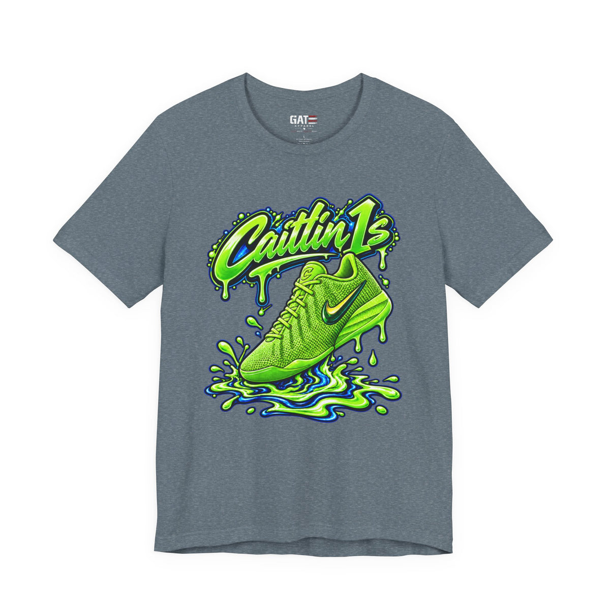Caitlin Clark Caitlin 1s Electric Green Sneaker Shirt