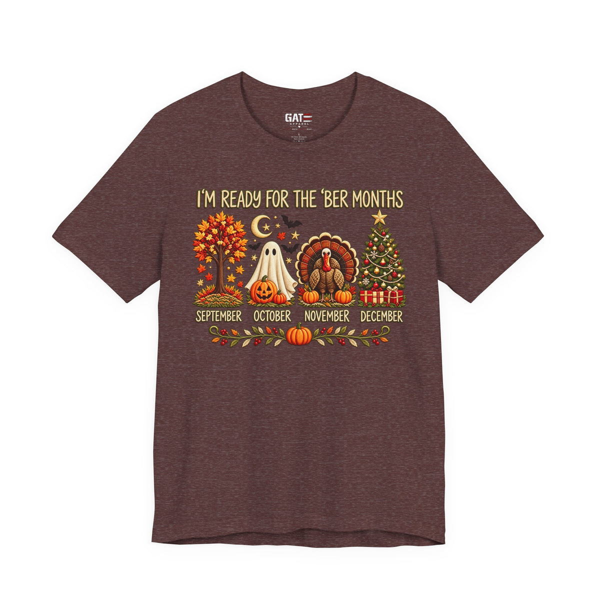 September to December Shirt | Fall Thanksgiving Christmas Tee