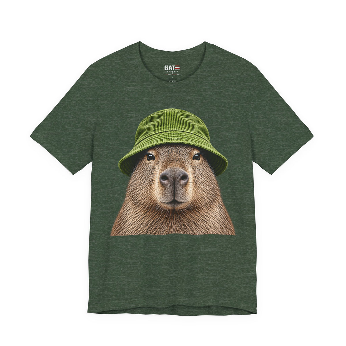 Capybara wearing a beanie graphic T-shirt - alternate product photo 9