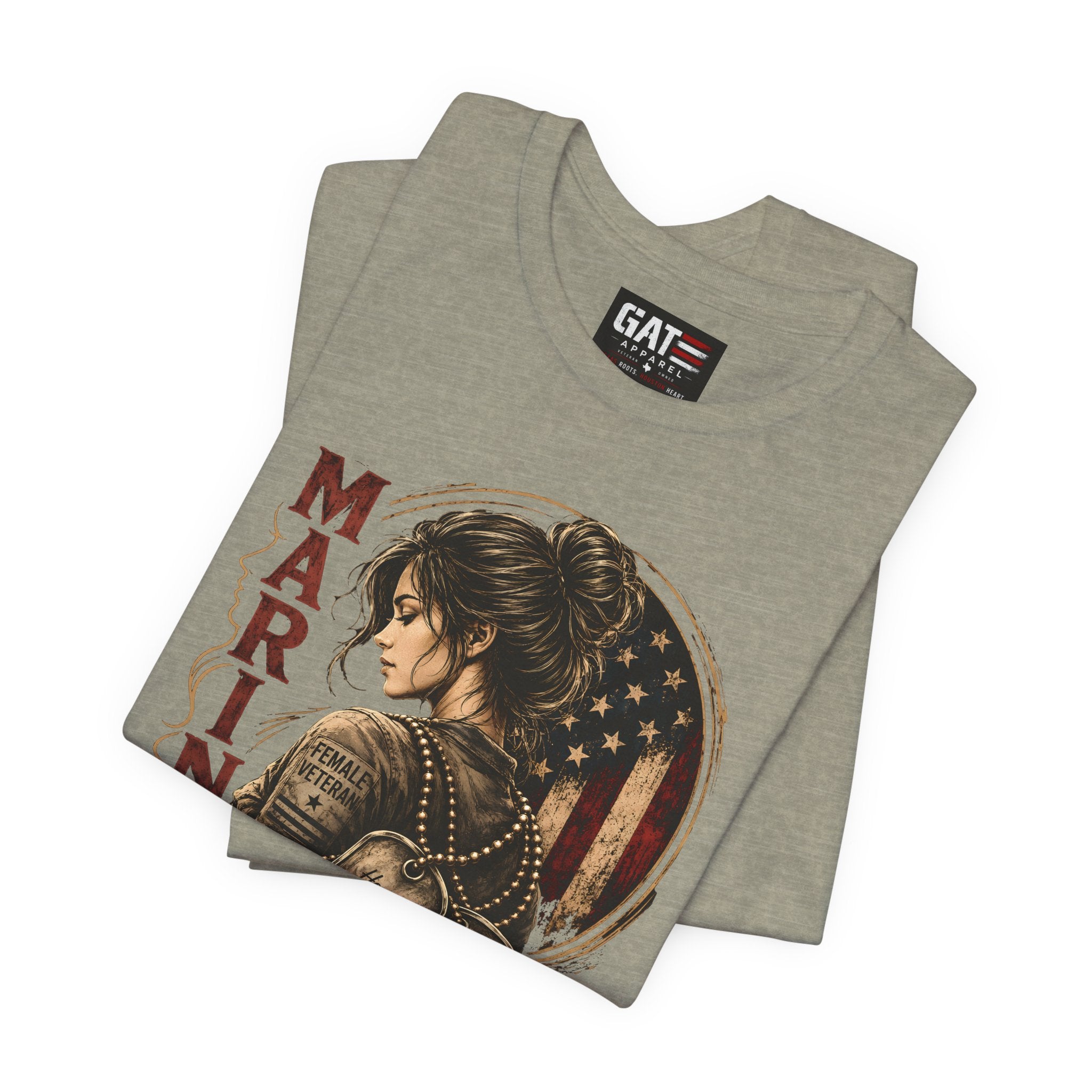 Female Marine Veteran Shirt Women Veteran Tee, Female Veteran Gift, Patriotic Military Shirt Women