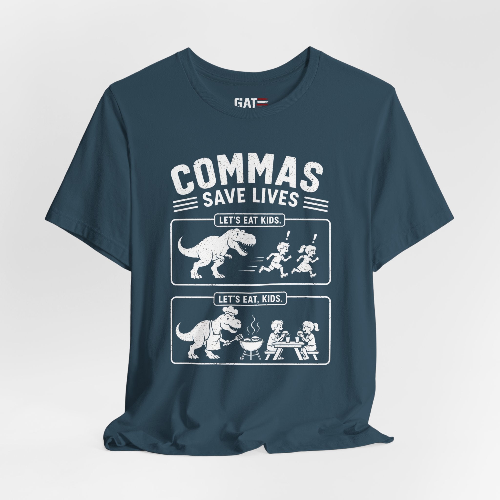 Funny Grammar Shirt, Commas Save Lives Shirt, Let's Eat Kids Tee, English Teacher Shirt, Punctuation Shirt, ELA Teacher Gift, Back to School