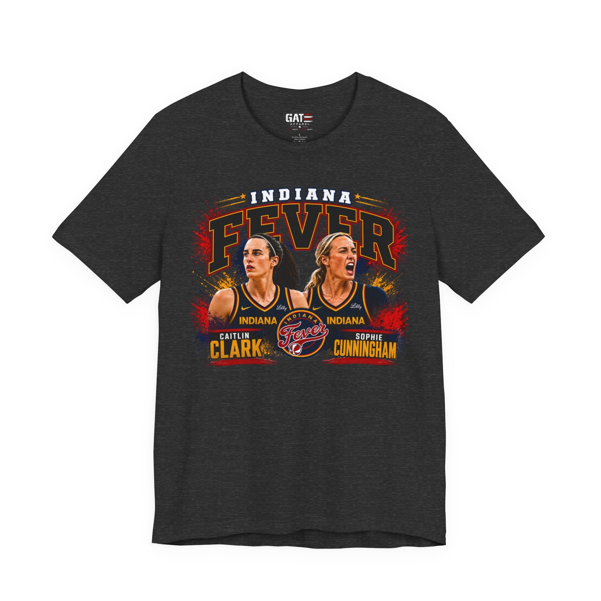 Indiana Fever Caitlin Clark & Sophie Cunningham Basketball Tee