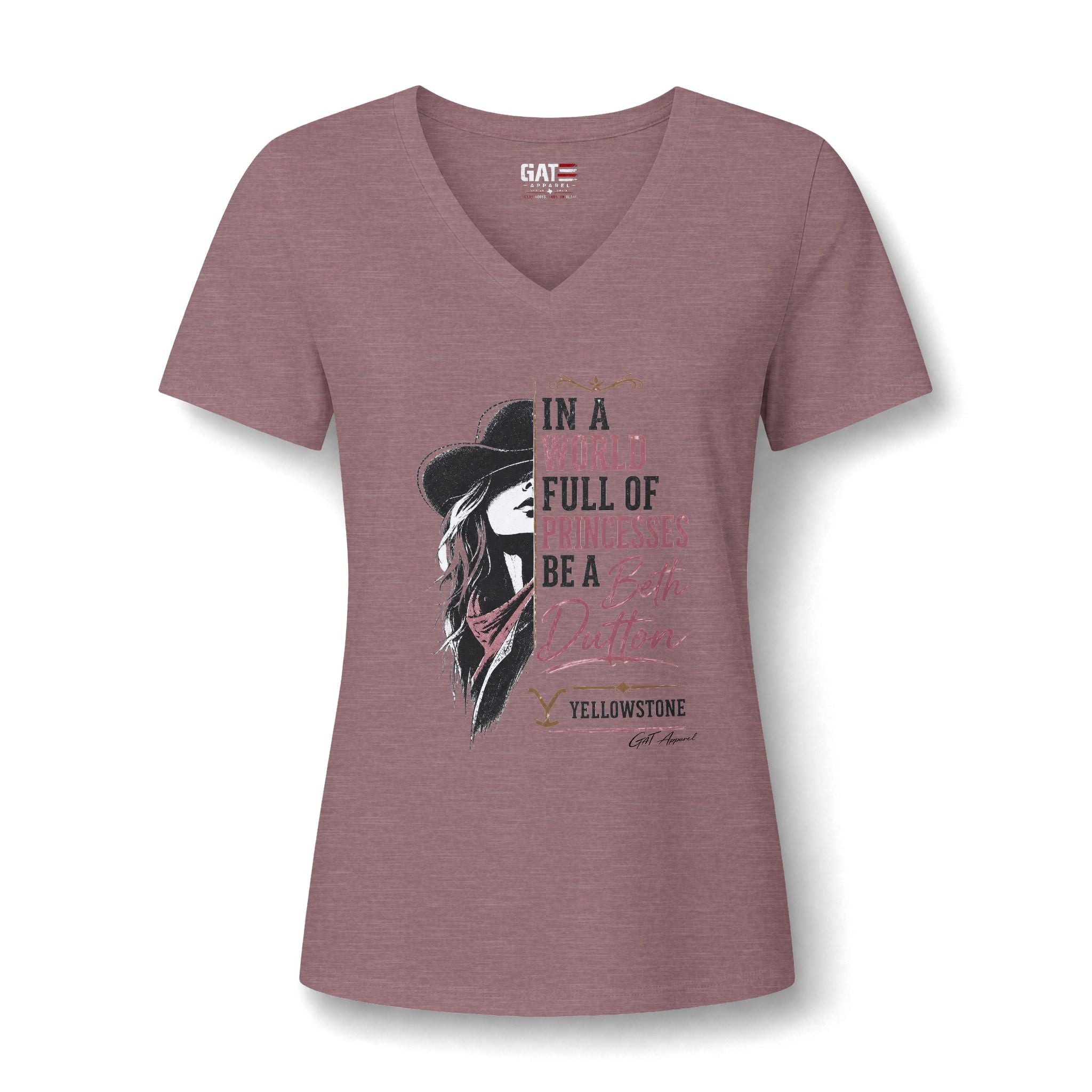 Yellowstone 'Be a Beth Dutton' Women's V-Neck Tee