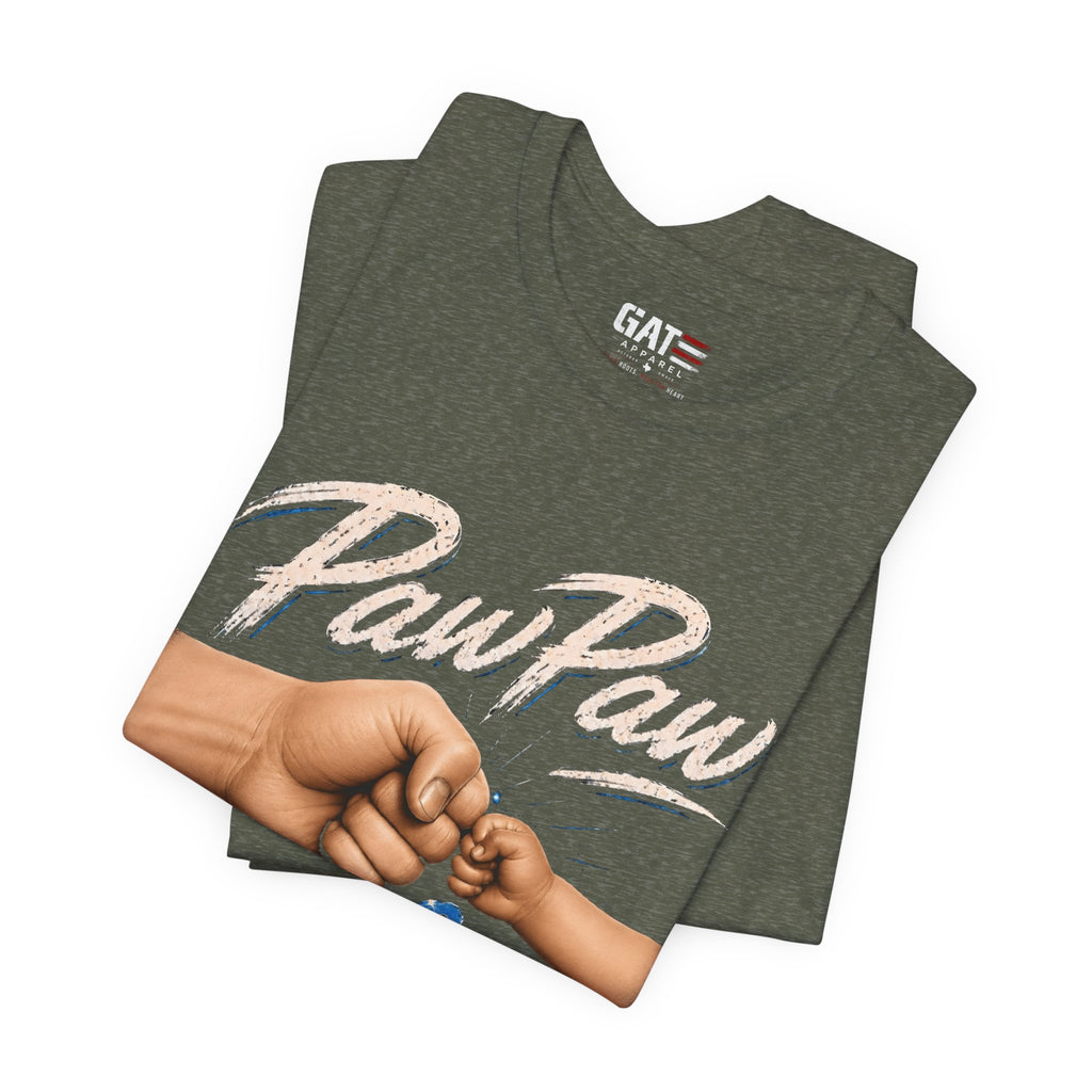 PawPaw Life Style 4 fist bump T-Shirt | Grandfather Papa family tee