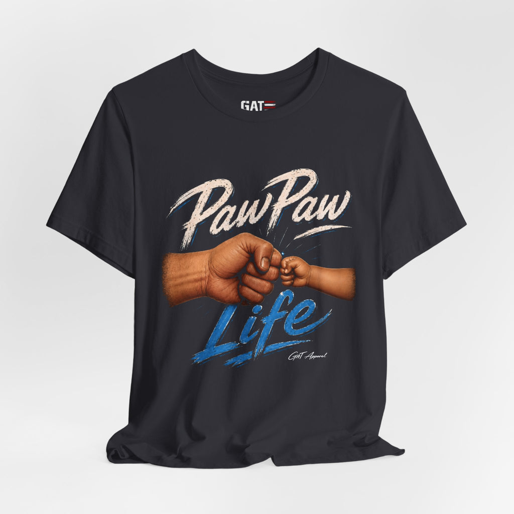PawPaw Life Tee Style 3 | Grandpa Fist Bump Grandfather Shirt