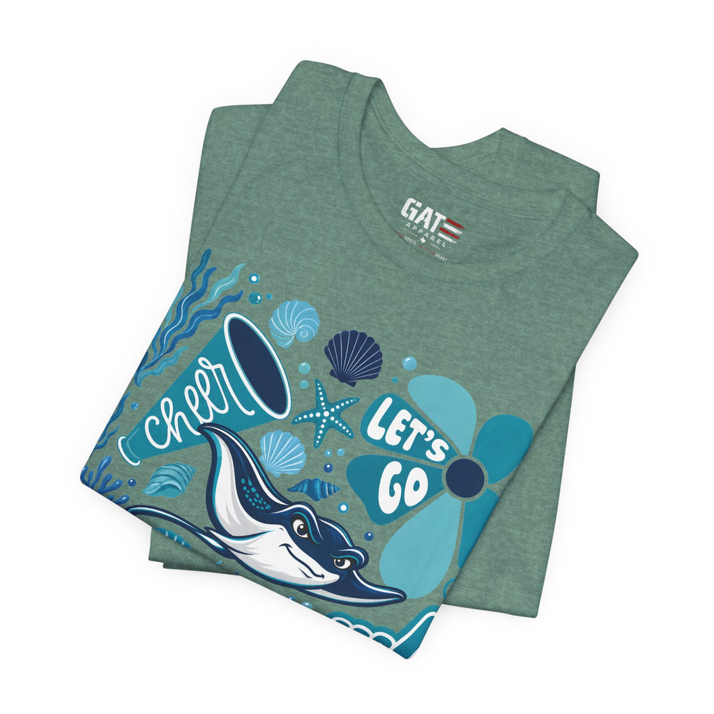 Melton Graphic Tee — 'Let's Go' Ocean Adventure T-Shirt