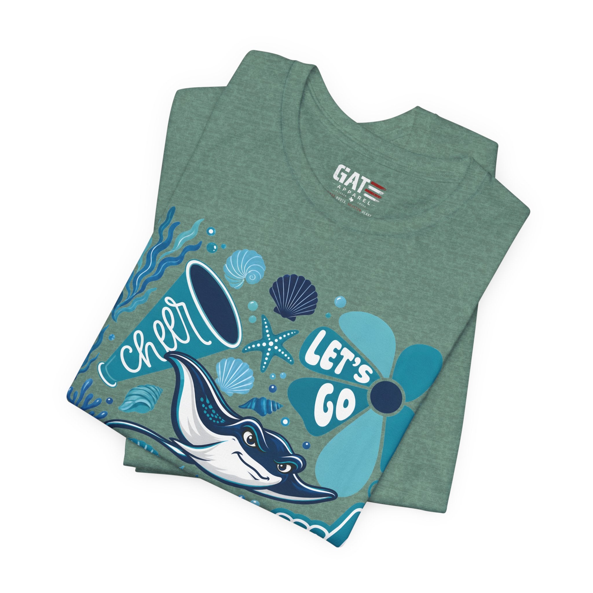 Melton Graphic Tee — 'Let's Go' Ocean Adventure T-Shirt