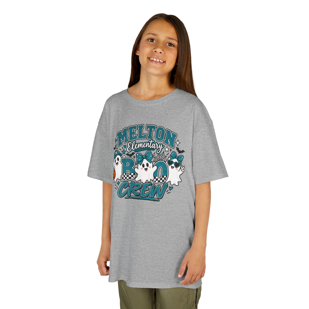Melton Elementary Kids Boo Crew' Halloween T-Shirt