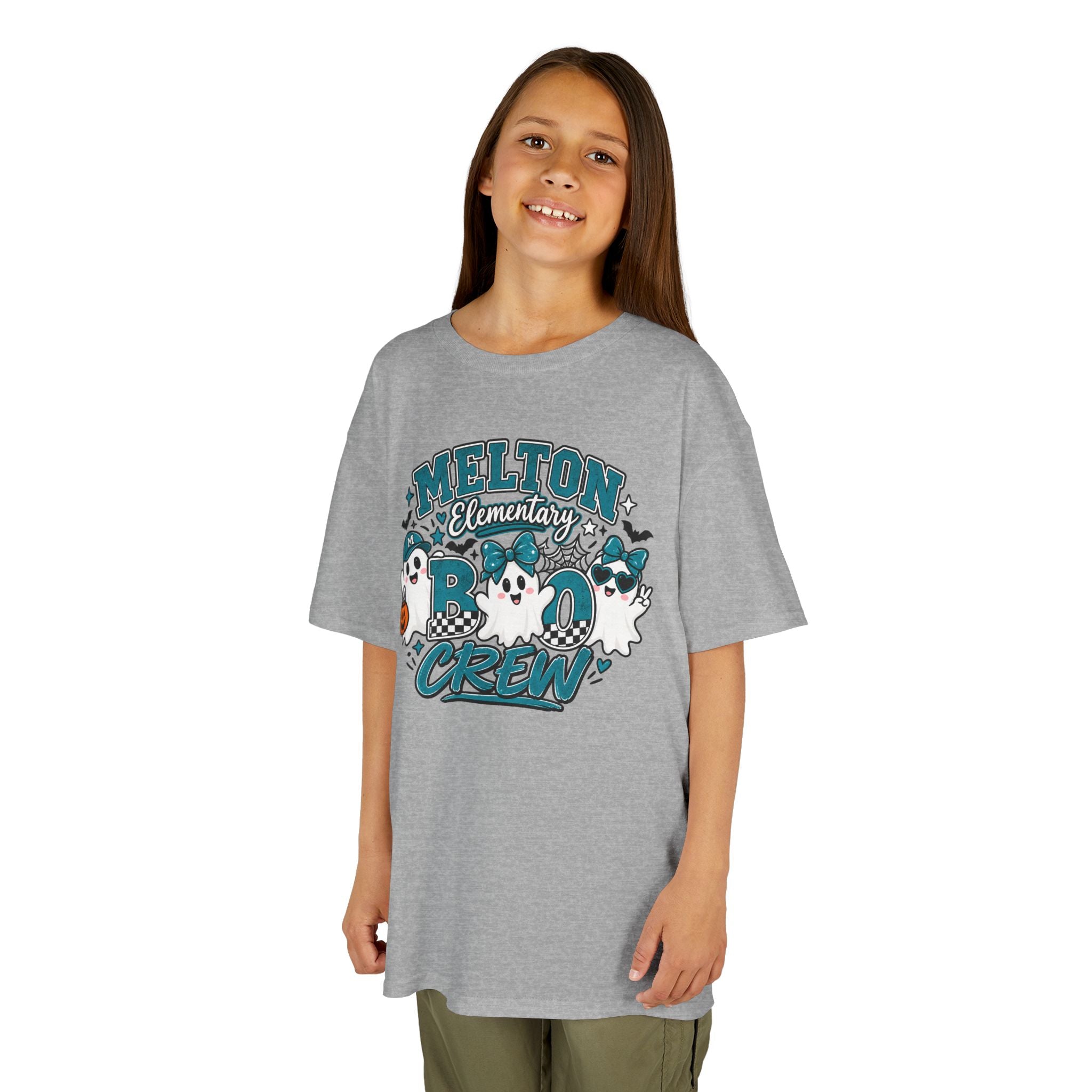 Melton Elementary Kids Boo Crew' Halloween T-Shirt