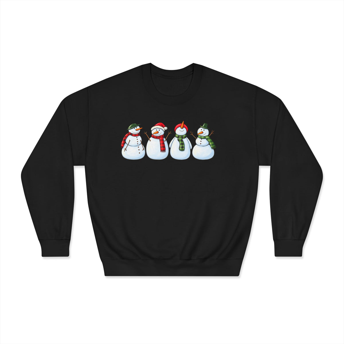 Snowman Crewneck Sweatshirt - product mockup view 2