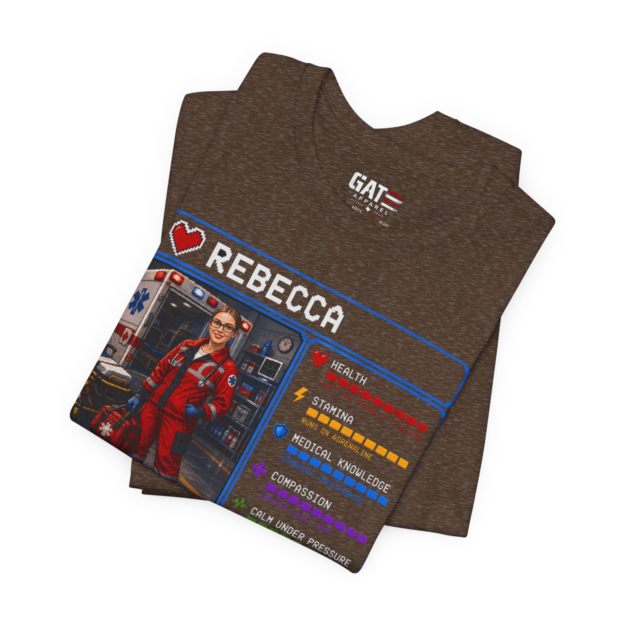 Custom Paramedic RPG Character Shirt | Personalized EMT Gift
