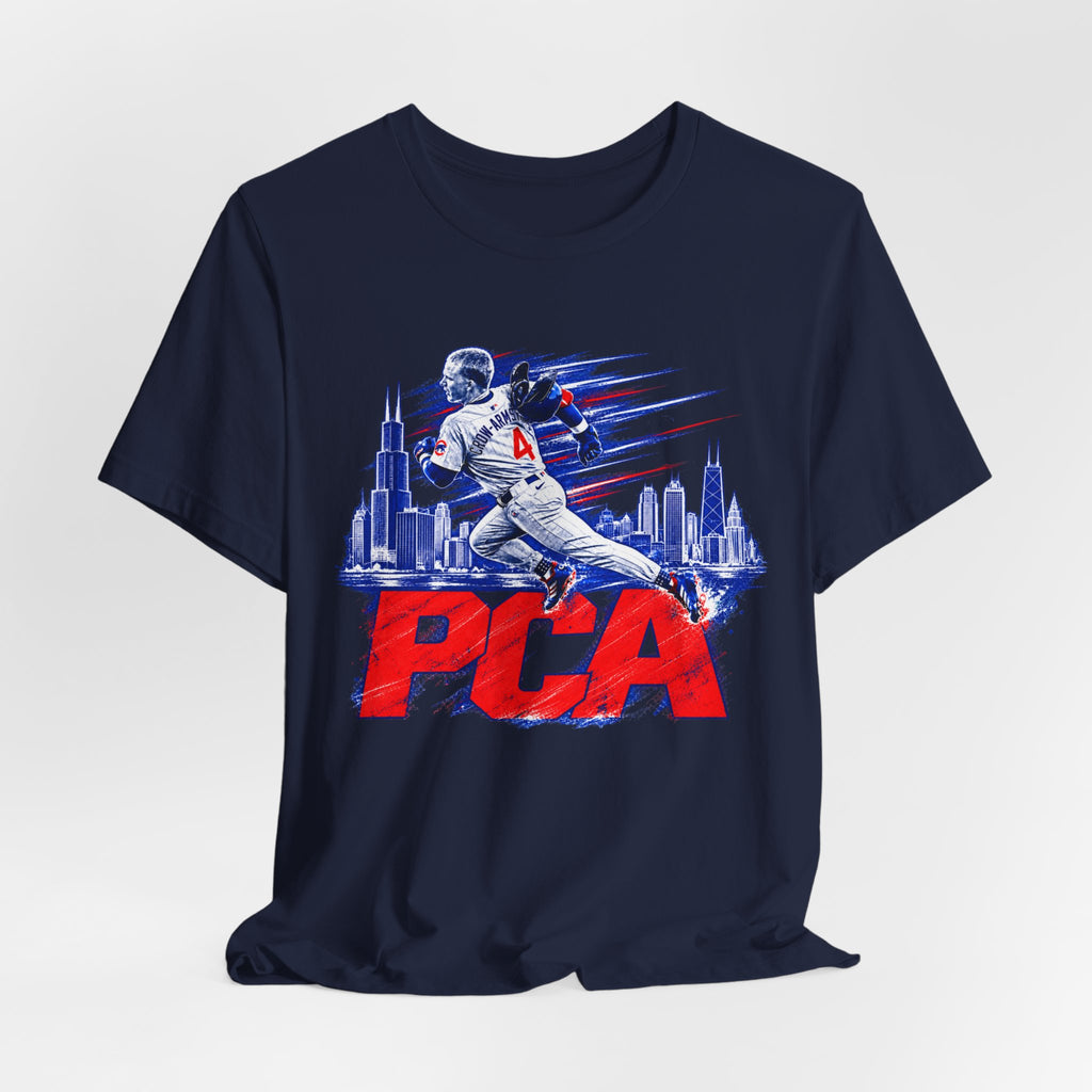 Chicago Cubs Pete Crow-Armstrong No. 4 Skyline T-Shirt - product image 20