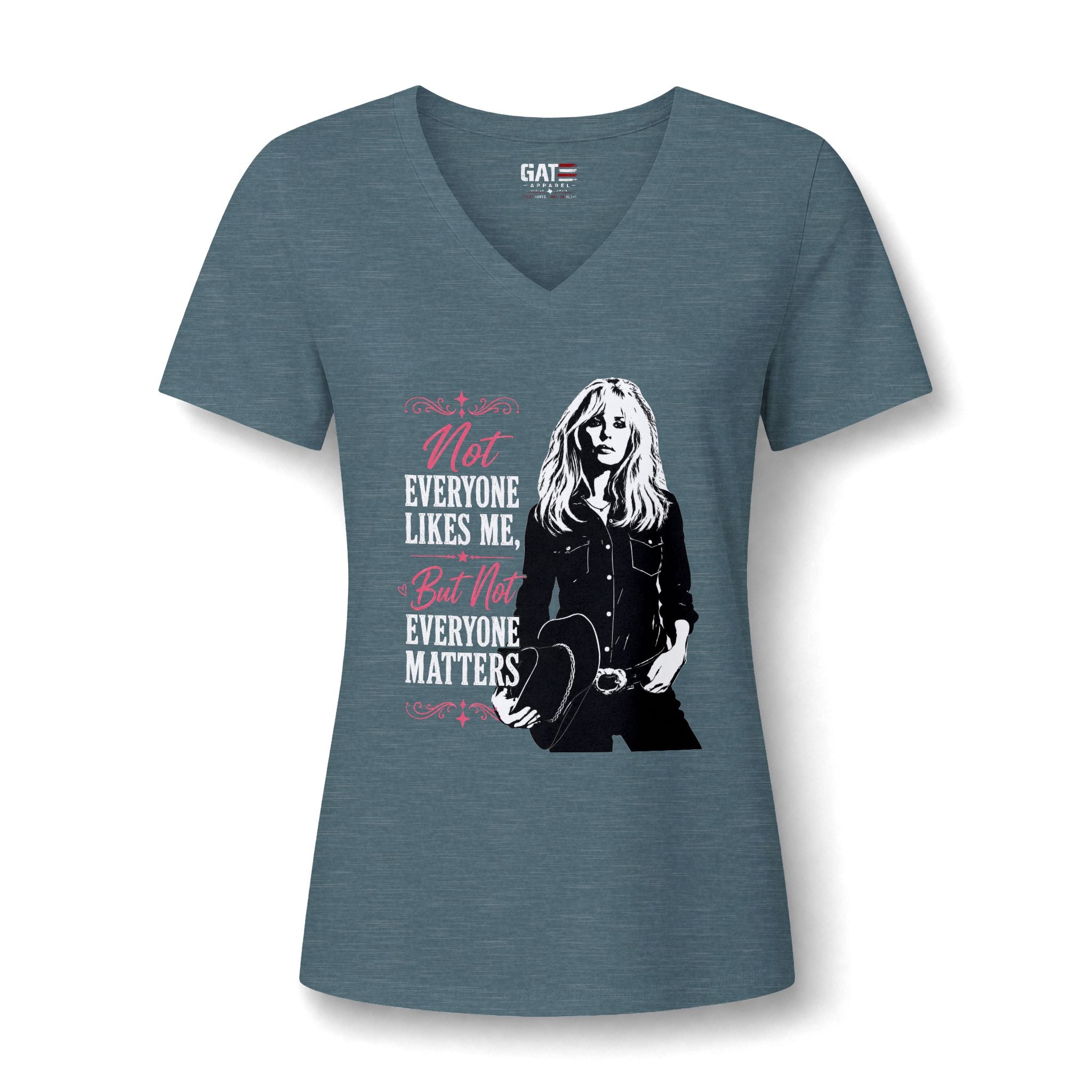 Not Everyone Likes Me, Not Everyone Matters V-Neck Tee