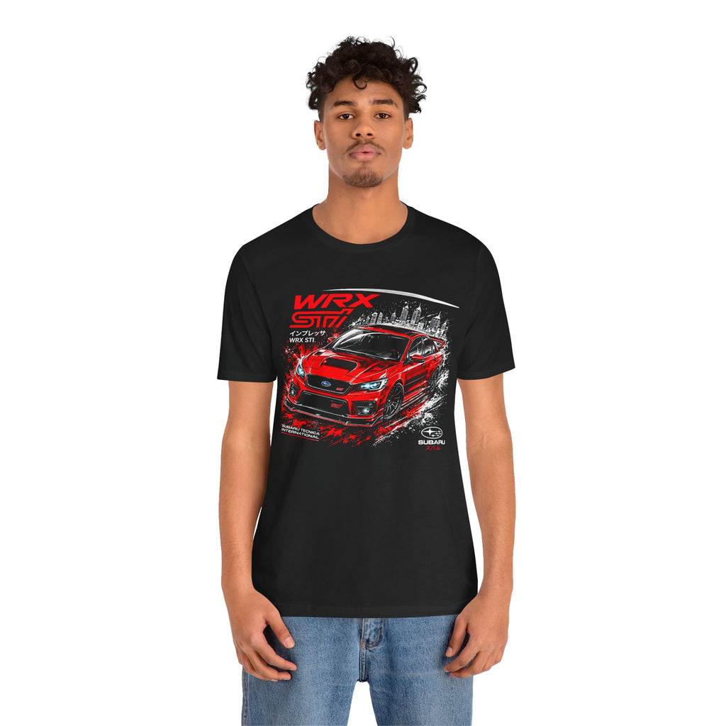 WRX STI Racing Tee - Red Subaru Performance Graphic Shirt