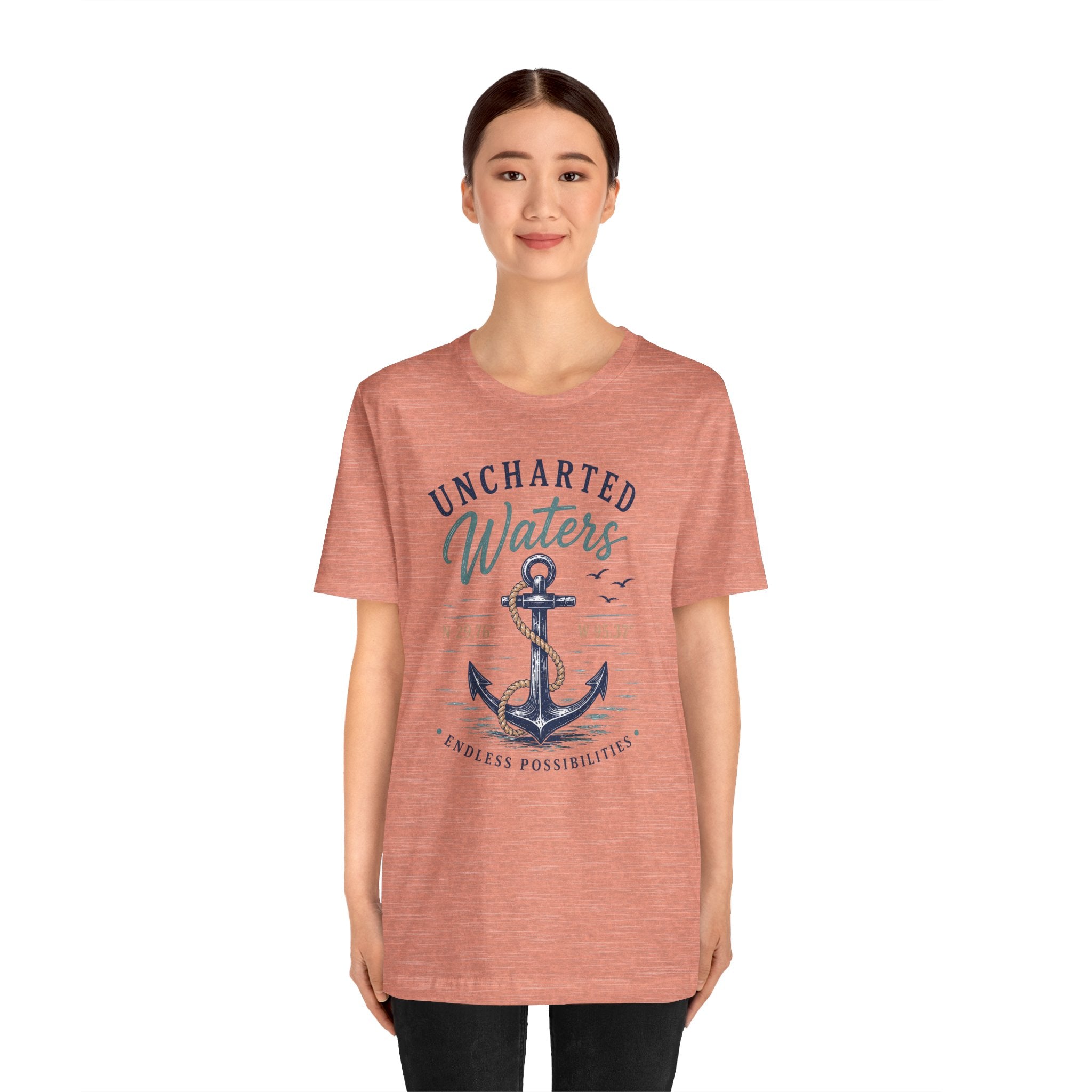 Uncharted Waters Anchor Tee — Nautical Adventure Graphic T-Shirt